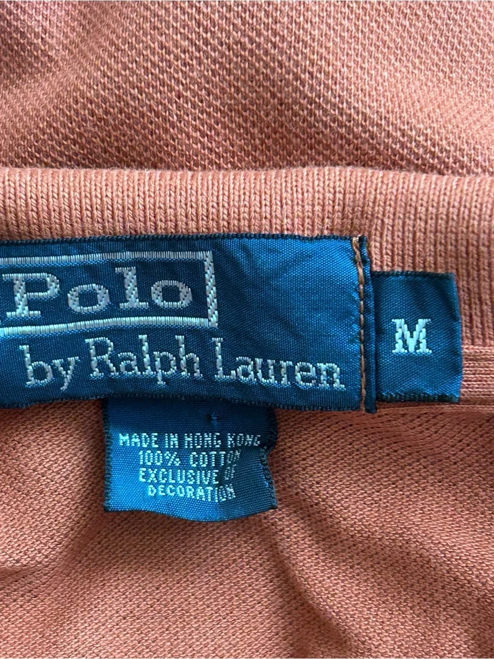 Polo Ralph Lauren Short Sleeve Burnt Orange Cotton Polo